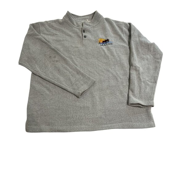 ESY Surf Co Maine Pullover in Grey - Picture 1 of 4